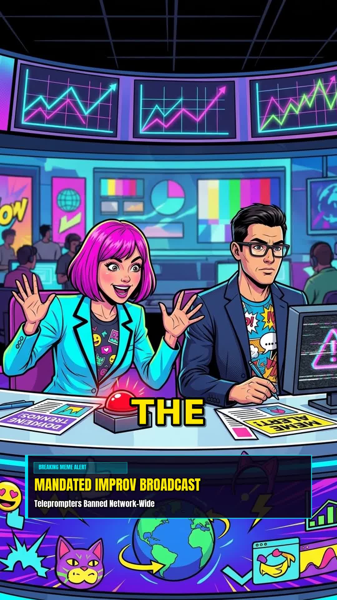 Why Network News Just Banned Teleprompters For Improv Games